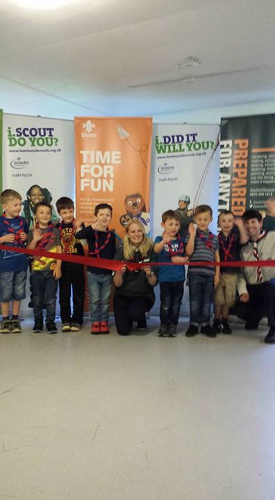 The new Skidby Beaver Colony was opened tonight by Harry Shires and our UK Youth...